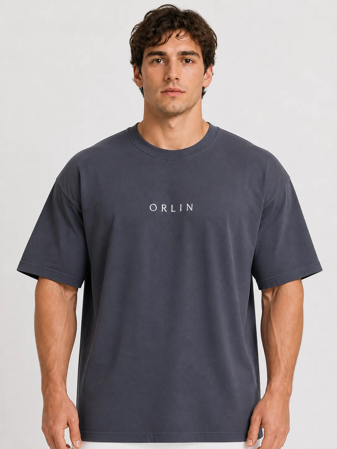 over size charcoal gray